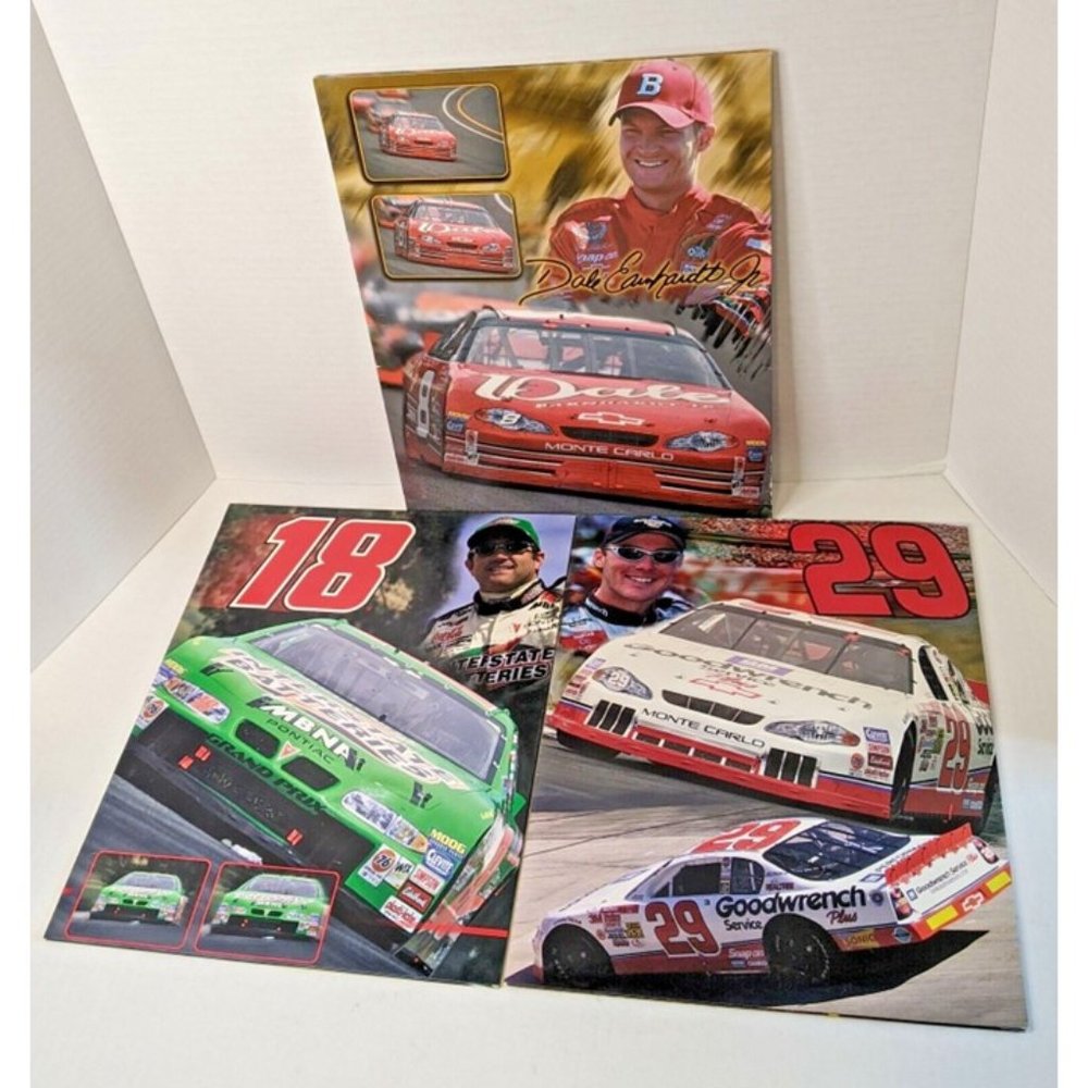 2002 (Lot 3) NASCAR School/Work Pocket Folders Dale Jr., Harvick, B. Labonte VTG